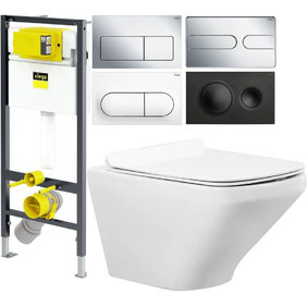 Структура за вграждане Viega с висяща тоалетна Cerseo